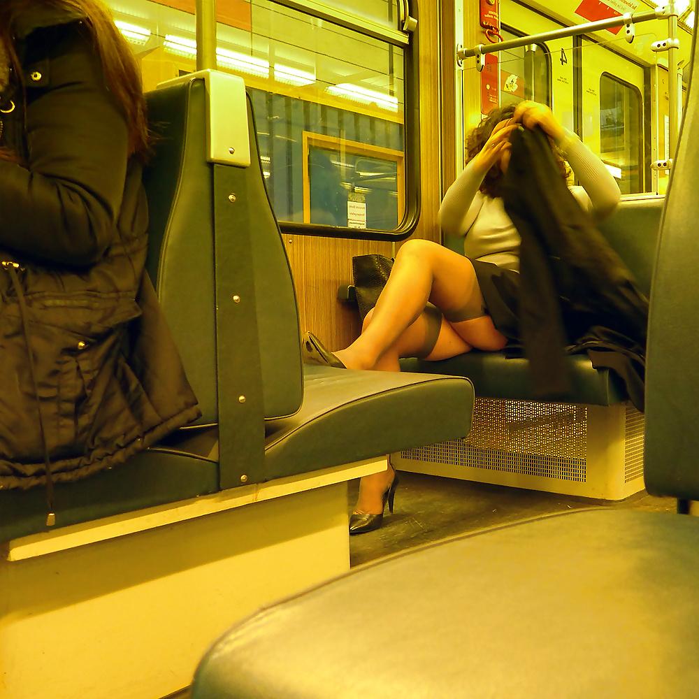 25P FF Nylons Heels Public Webfound