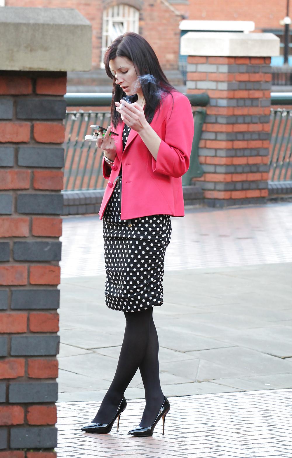 25P FF Nylons Heels Public Webfound