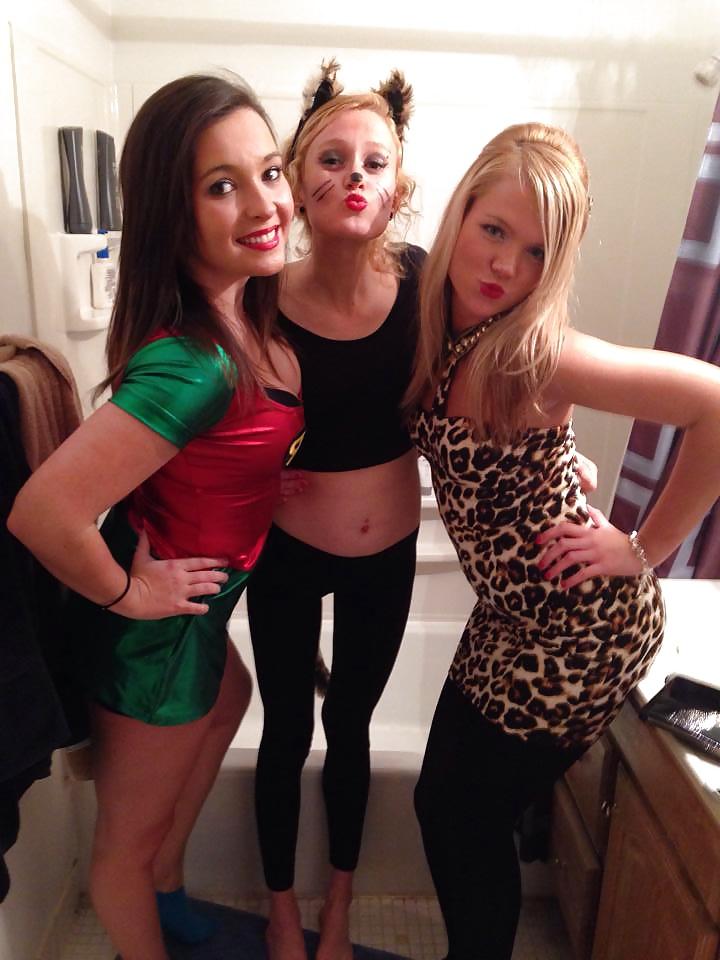 25P Pierced hot college girl