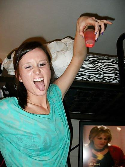 25P Pierced hot college girl