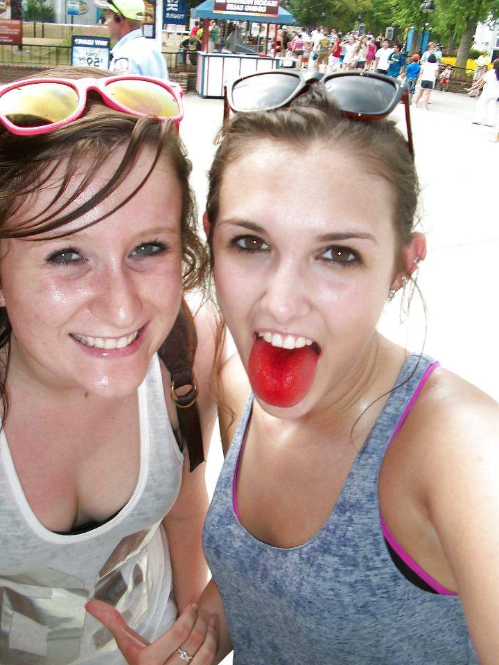 25P Pierced hot college girl