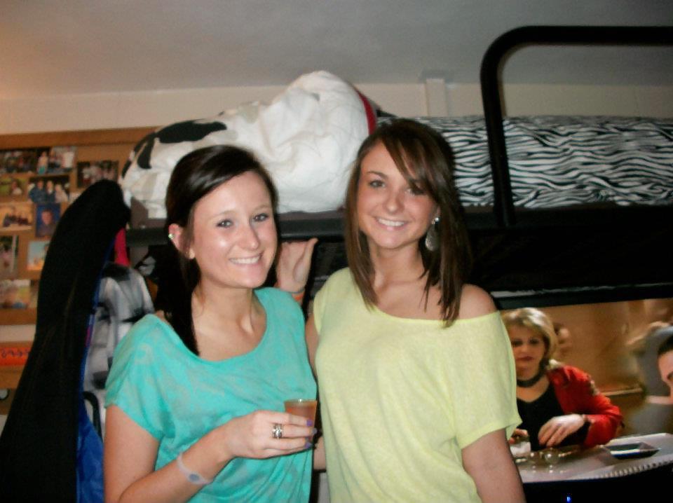 25P Pierced hot college girl
