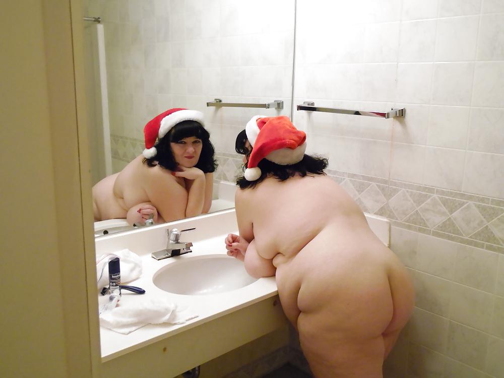 25P Mrs. MILF Slut Showing off T&A Again....Merry Xmas
