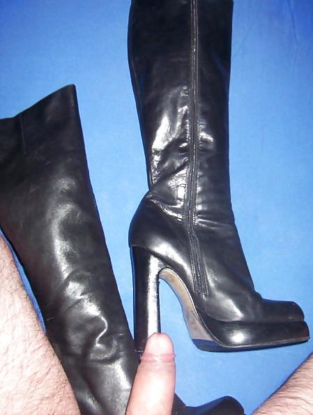25P Mixed leather wanking