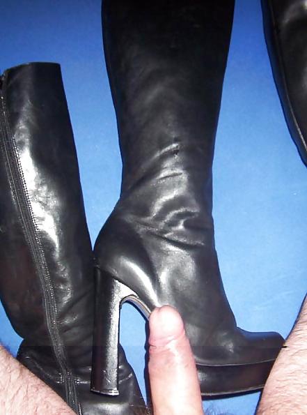 25P Mixed leather wanking