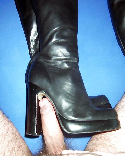 25P Mixed leather wanking