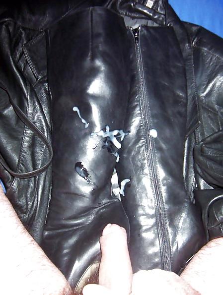 25P Mixed leather wanking