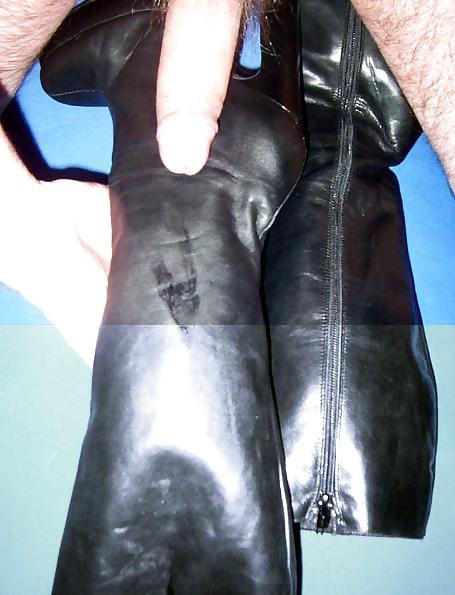 25P Mixed leather wanking