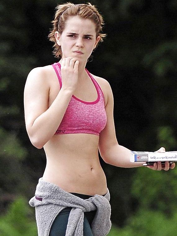 5P Emma Watson after a workout!