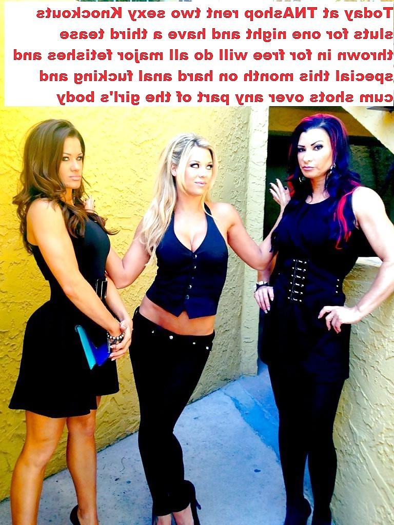 25P Wrestling sluts captions