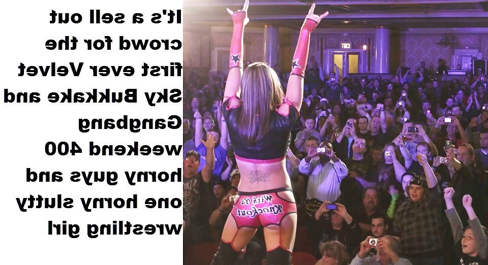 25P Wrestling sluts captions