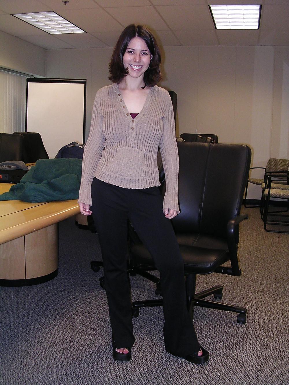 14P Hot Office Slut - Coworker Fucked