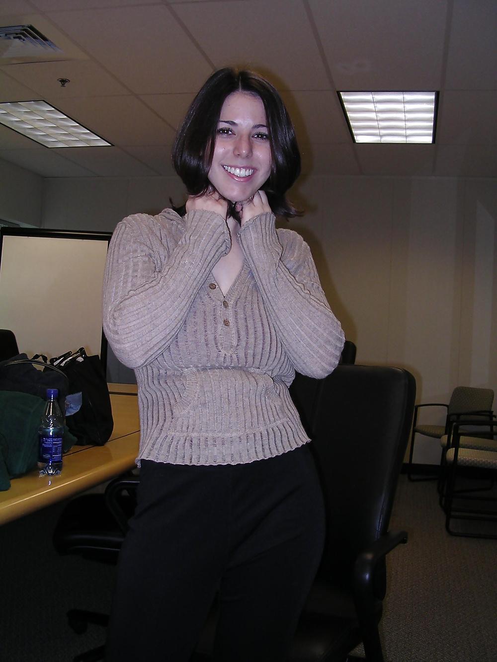 14P Hot Office Slut - Coworker Fucked