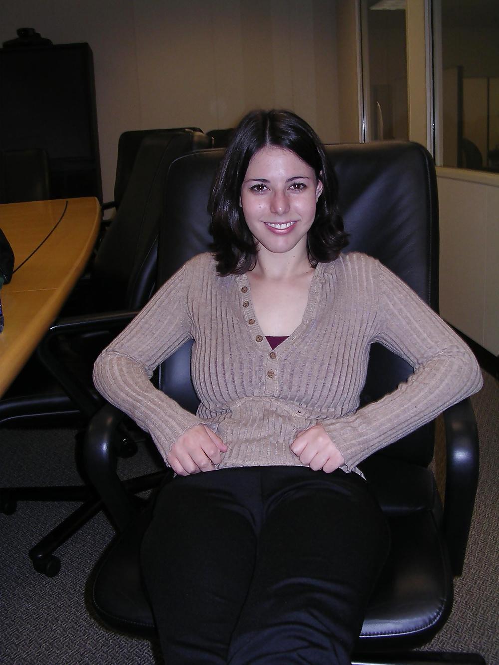14P Hot Office Slut - Coworker Fucked