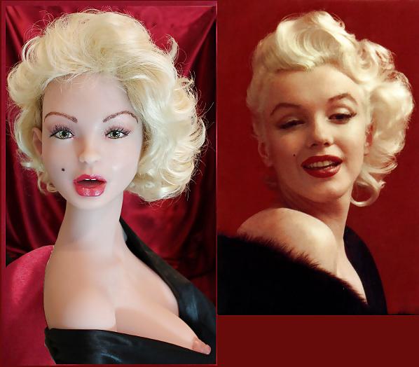 15P Sexy Marilyn Monroe leather bag