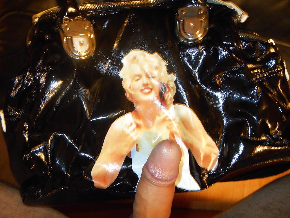 15P Sexy Marilyn Monroe leather bag