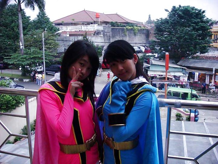 25P Indonesia Tokusatsu Cosplayers unmask(only woman)
