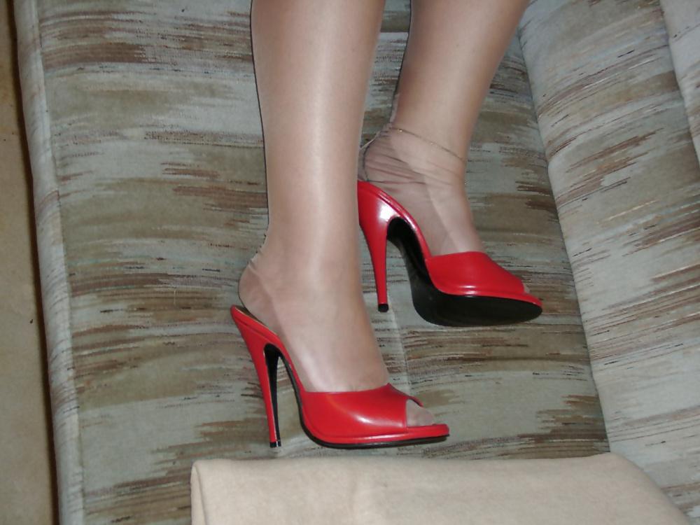 15P Heels and Nylons