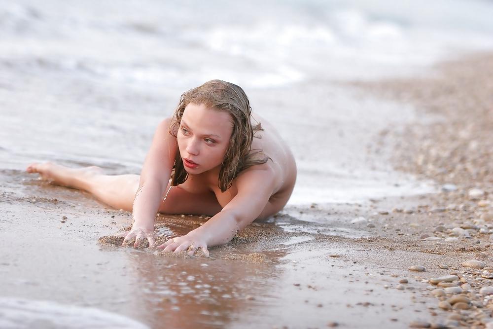 25P Polly - Blonde Teen at the Beach 4