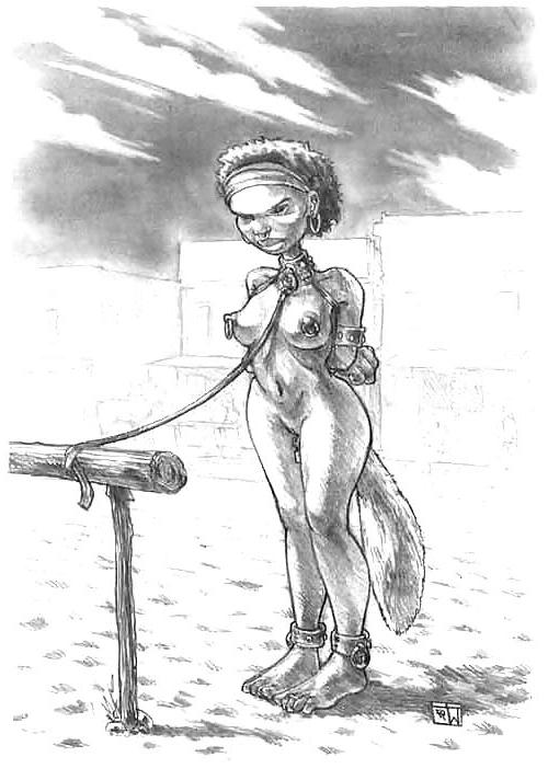 22P Black slave girls