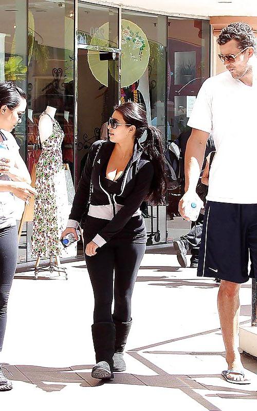 7P Kim Kardashian leaving a gym in Los Angeles