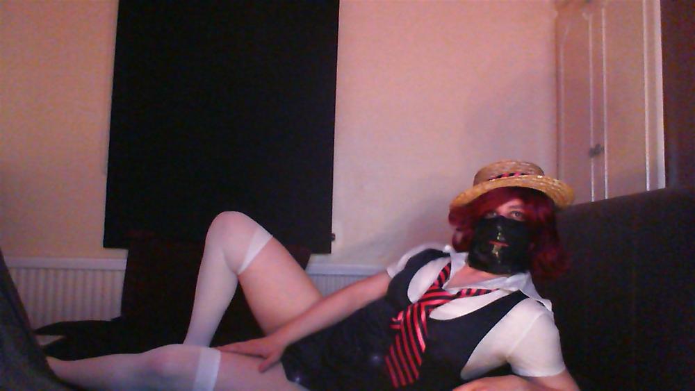 13P Tranny Evie Schoolgirl