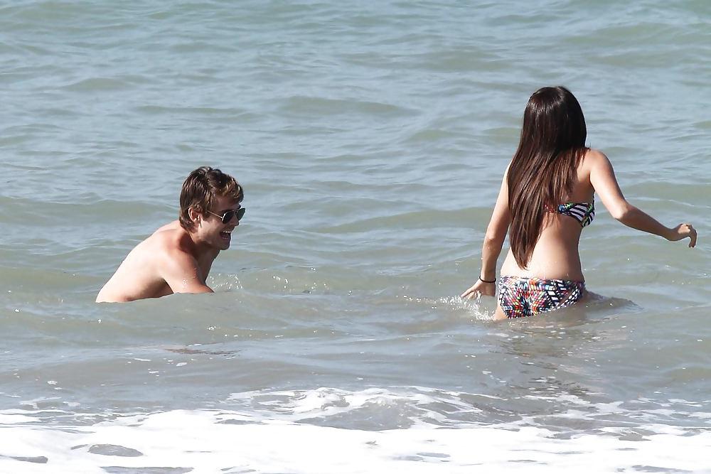25P Ashley Tisdale Bikini candids Malibu Beach
