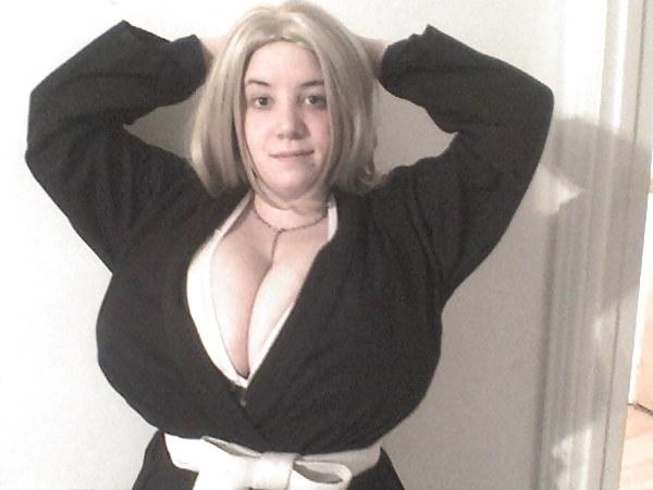 6P Sexy white woman with big tits