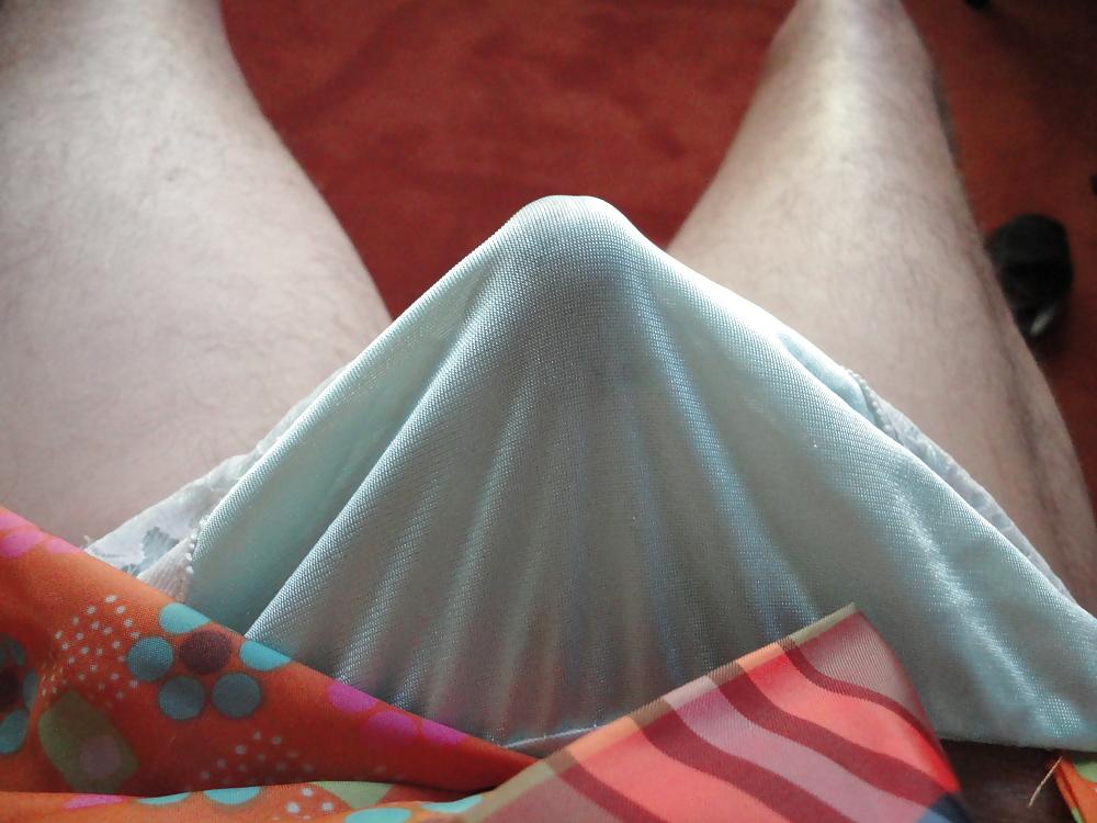 7P Nylon panties and smock