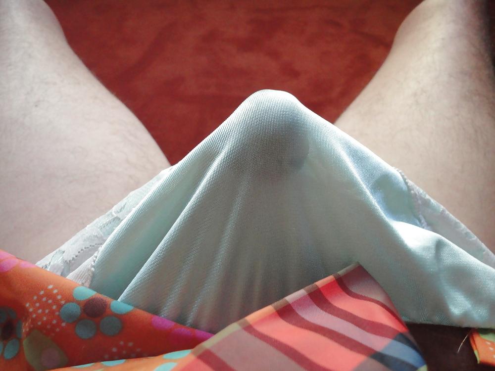 7P Nylon panties and smock