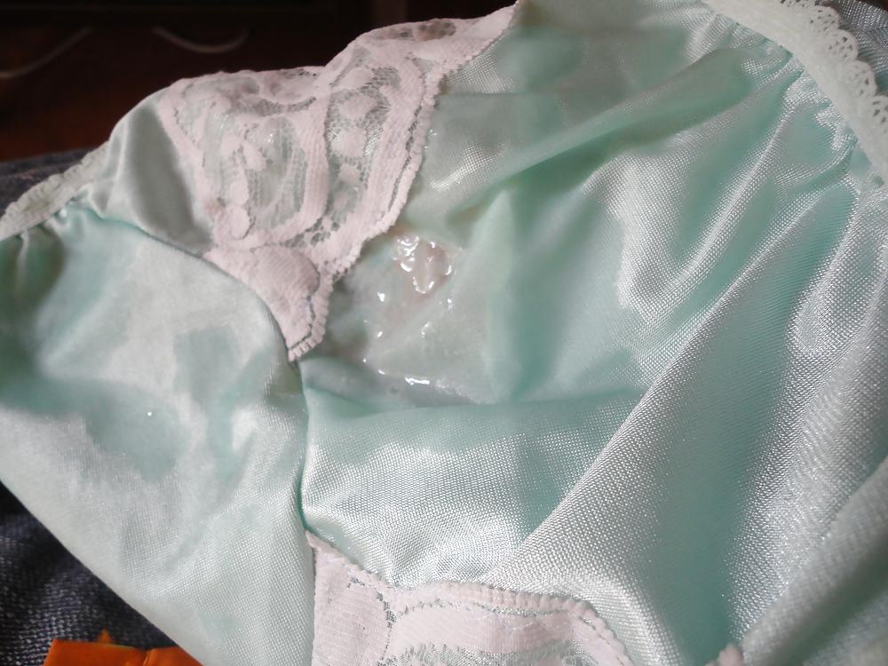 7P Nylon panties and smock
