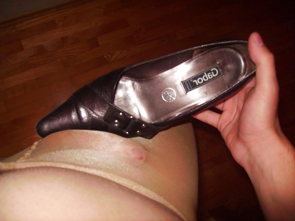 18P Nylon + high heels