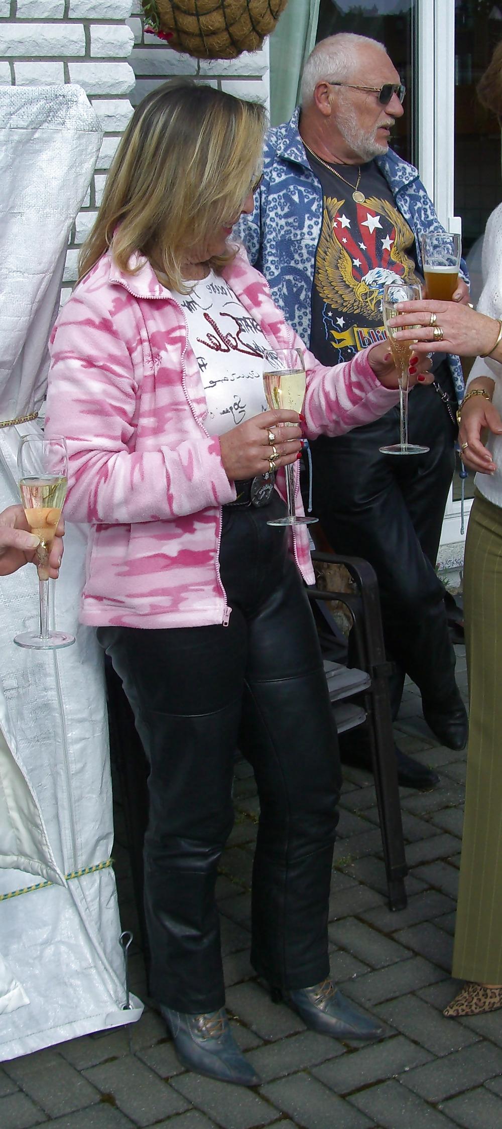 24P My mother in law (MIL) in leather
