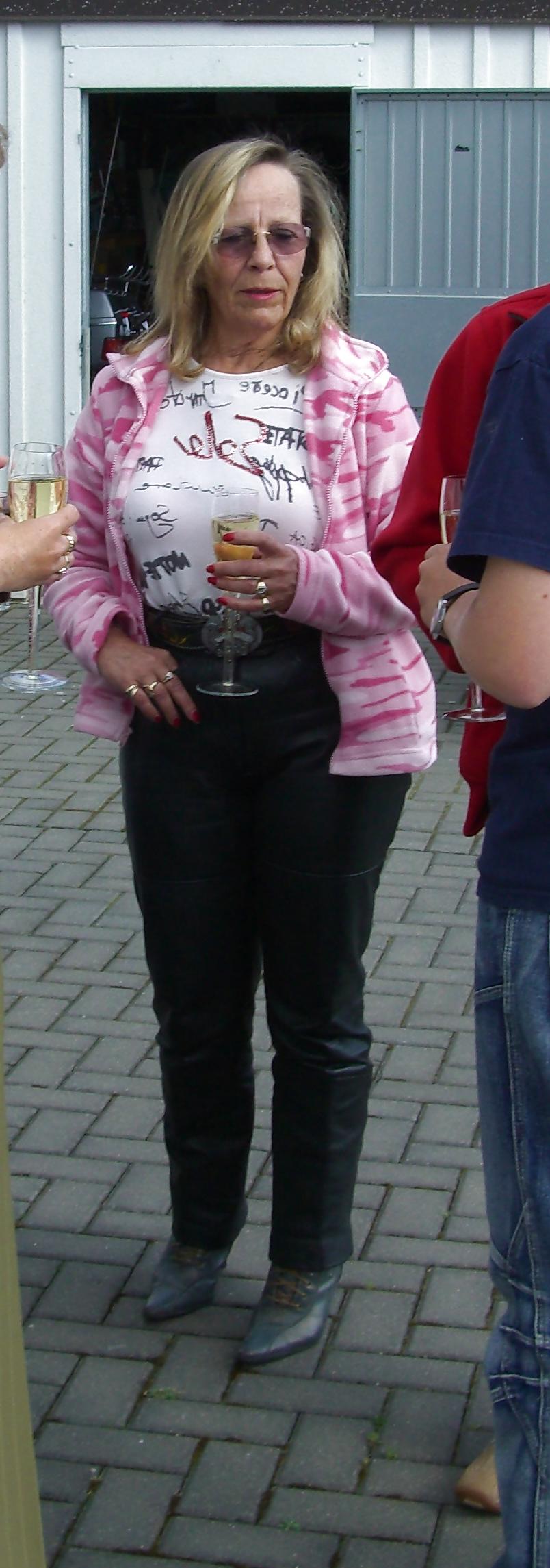 24P My mother in law (MIL) in leather