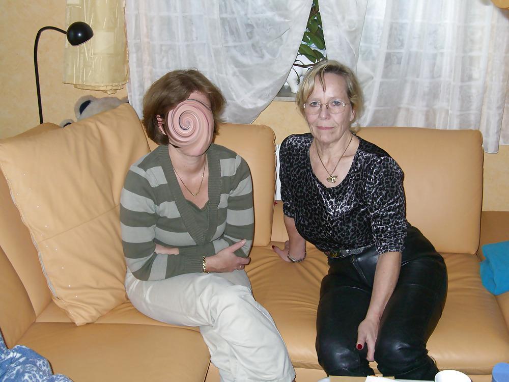 24P My mother in law (MIL) in leather