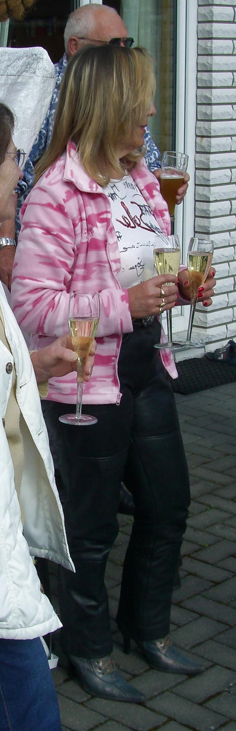 24P My mother in law (MIL) in leather