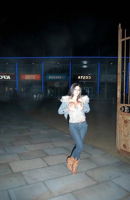 12P Babe flashing in the street by Sail
