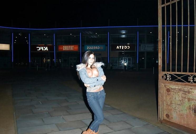 12P Babe flashing in the street by Sail
