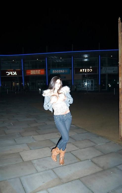 12P Babe flashing in the street by Sail