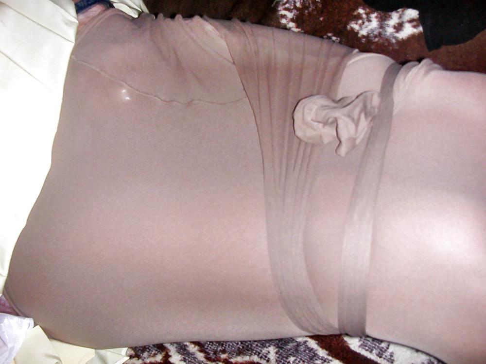 24P My First Nylon Encasement :-) Pantyhose Special