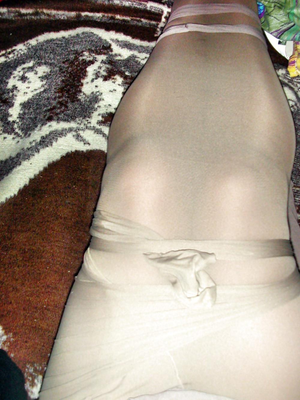 24P My First Nylon Encasement :-) Pantyhose Special