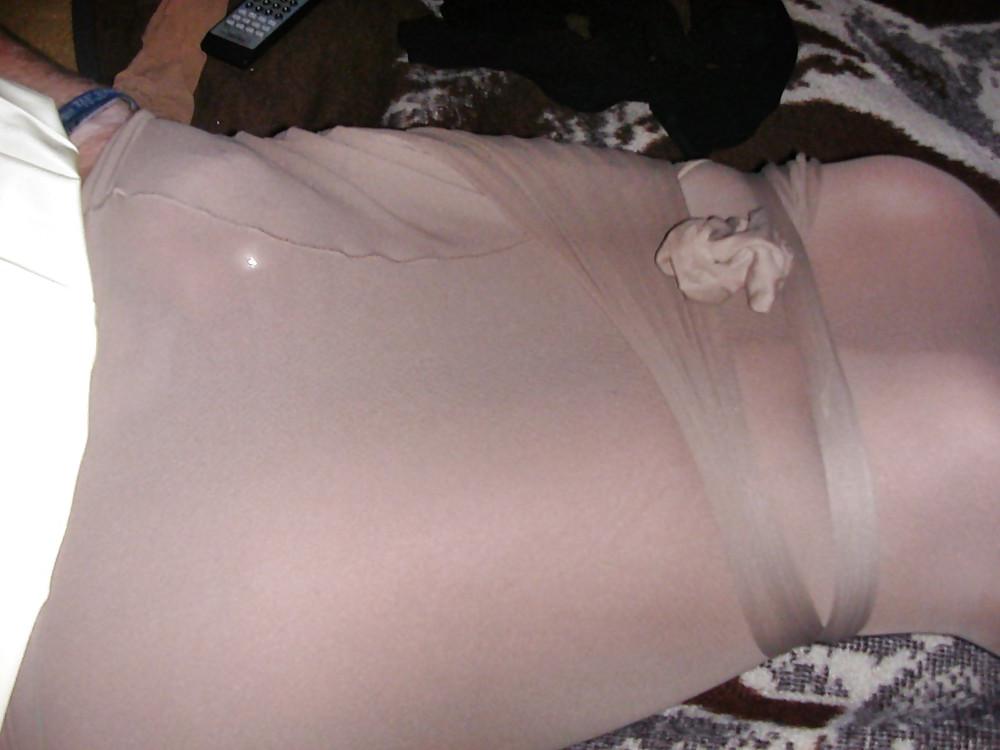 24P My First Nylon Encasement :-) Pantyhose Special
