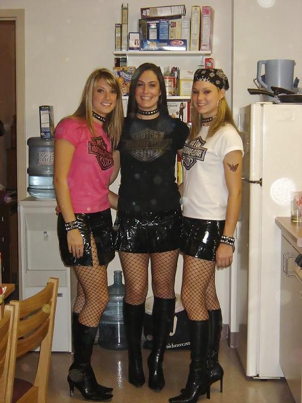 25P Hotties in Leather & PVC