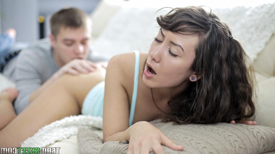 16P Brunette teen Ada enjoys an hardcore ass fuck and ass licking action