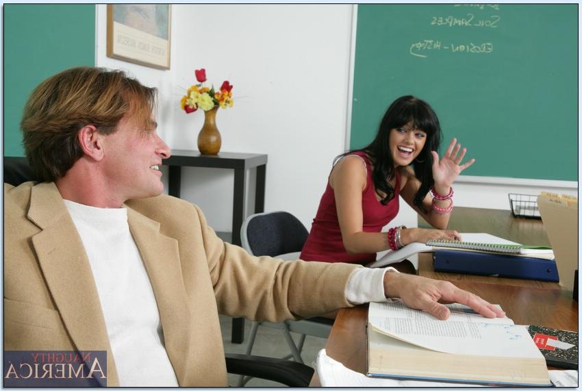 16P Luscious college babe Sadie West putting on hot sex with her classmate