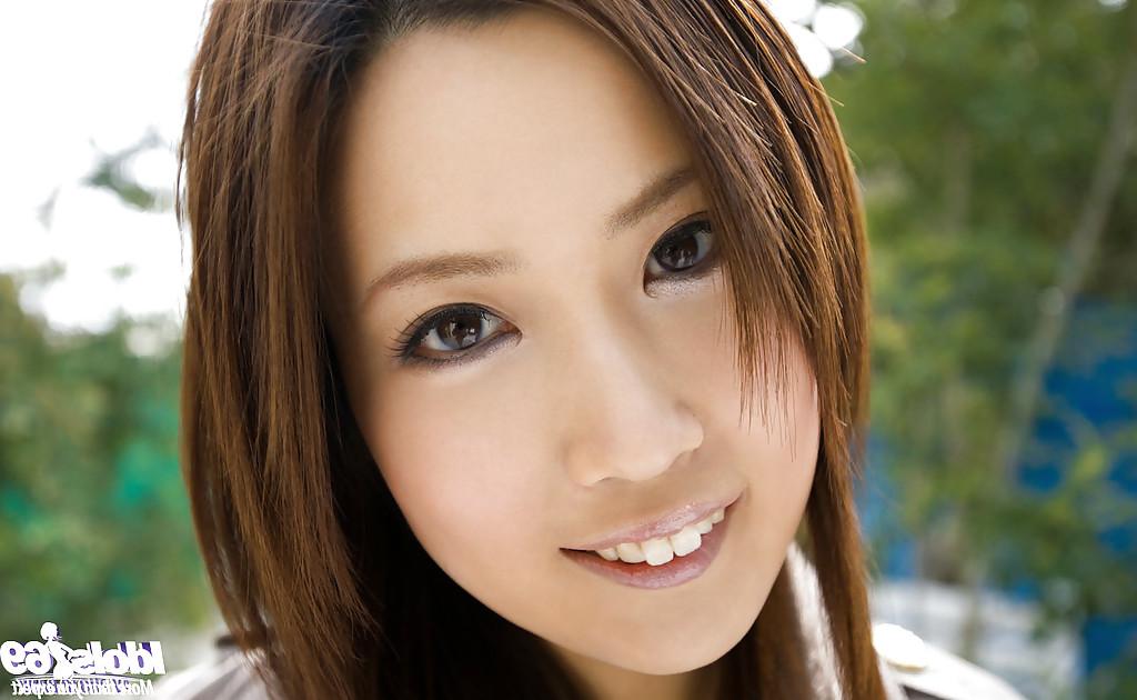 15P Petite asian cutie with sexy legs Haruka Yagami slipping off her clothes
