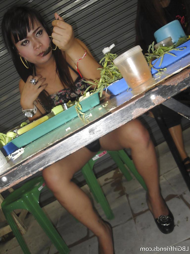 16P Tiny Asian shemale Ping is into kinky anal insertions and pigtails