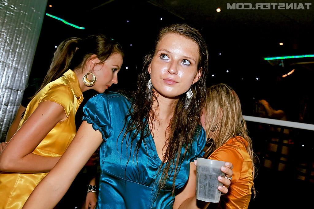 16P Petite party gals with hot bodies getting fucked hardcore in the night club