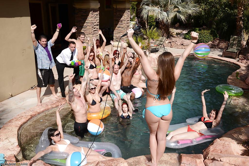 15P Sexy milfs Dani Daniels and Monique Alexander on a crazy pool party
