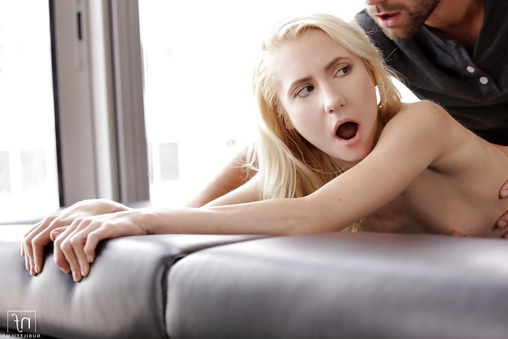 16P Just turned 18 French girl Odette Delacroix giving her first blowjob